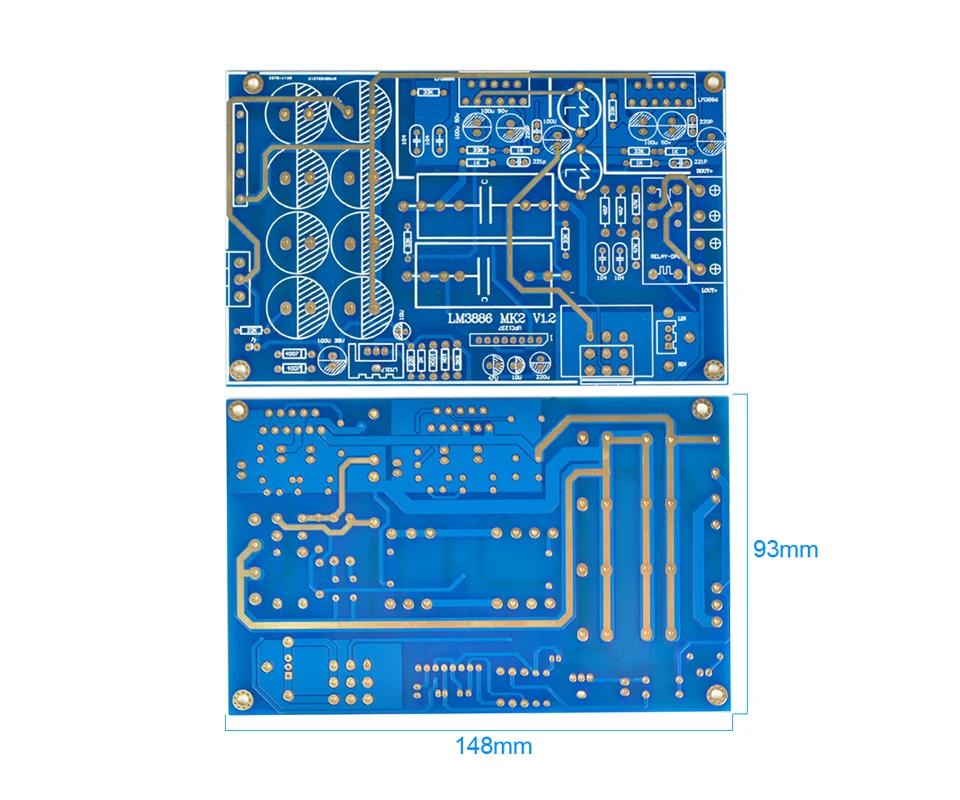 AIYIMA LM3886 усилитель мощности аудио Плата 2,0 каналов Топ компонент коллектор Плата усилителя DIY наборы 68Wx2
