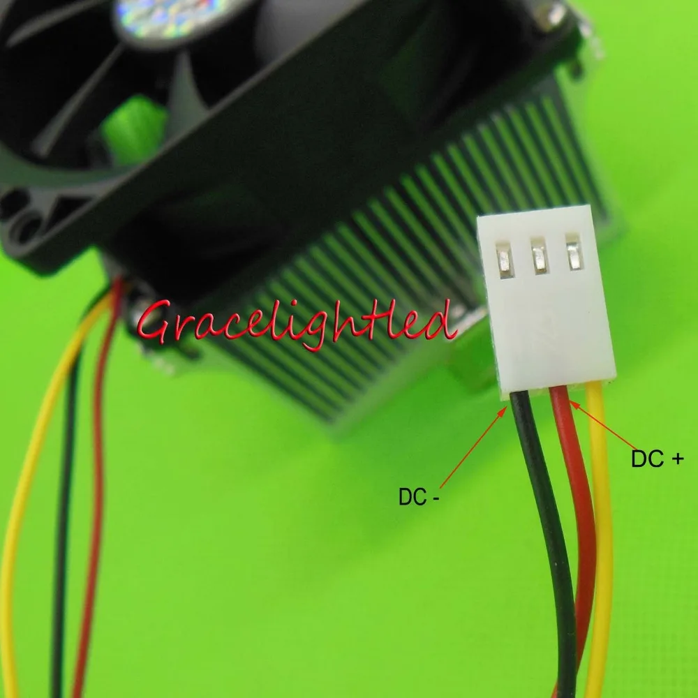 Алюминиевый вентилятор охлаждения для радиаторов 1 шт. 20 Вт 50 100 Светодиодная