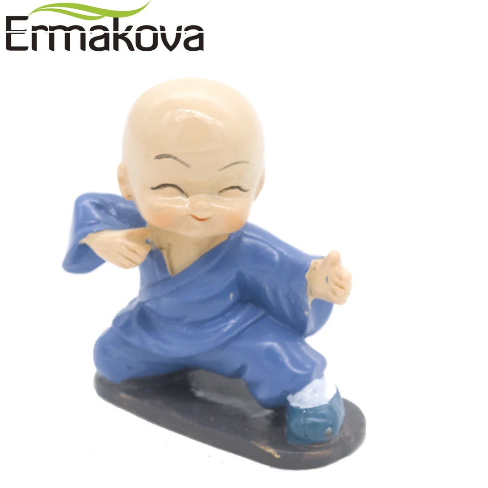 ERMAKOVA 1 аппликации маленький монах фигурка кунг фу Статуя Форма для боевых