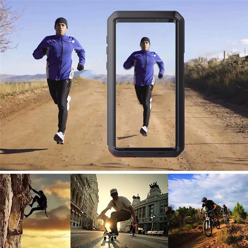 Чехол для Samsung S9 S8 Plus металлический противоударный чехол в стиле милитари S7