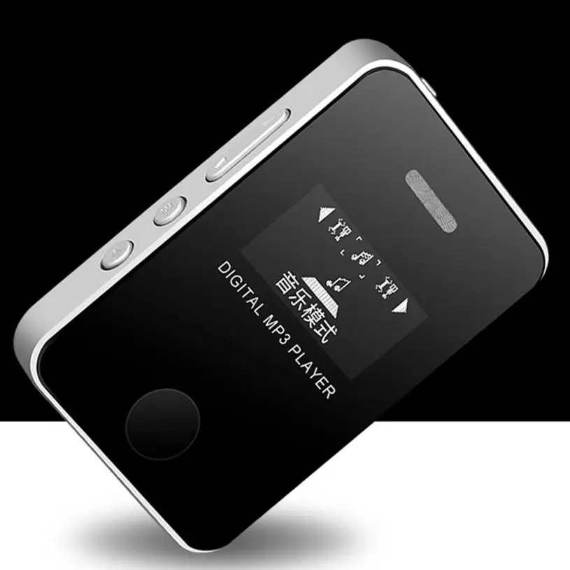 Мини USB MP3 музыкальный медиаплеер Поддержка ЖК экрана 16 Гб Micro SD TF карта AU10 Прямая