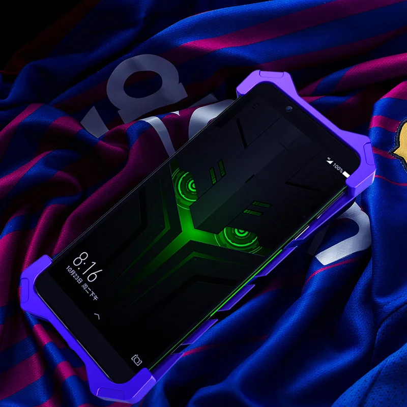6,0" ZIMON Роскошный Алюминиевый металлический корпус чехол для Xiaomi Black Shark Helo чехол Fundas оболочка задняя крышка противоударный чехол s