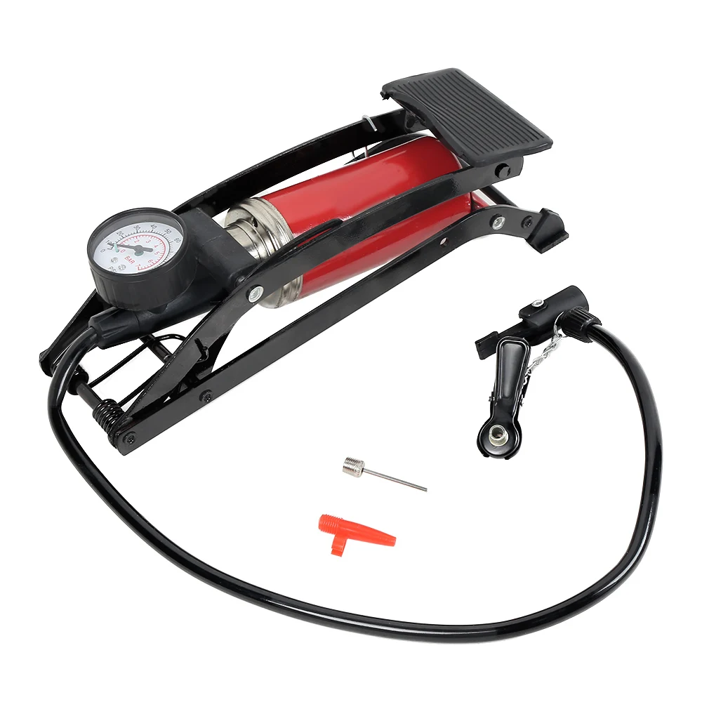 Надувной насос ножной Педальный Тип для автомобиля Мотоцикл Велосипед игрушка