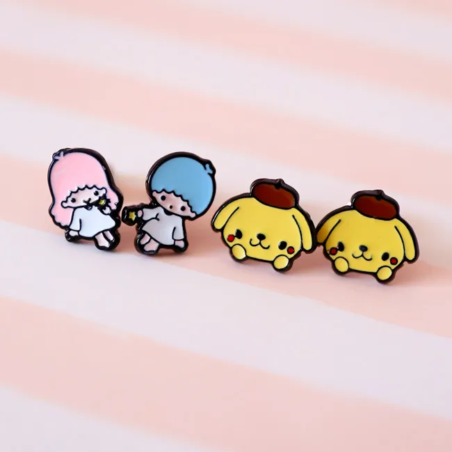 1 пара героев мультфильмов маленькие двойные звезды пудинг собака фигурки куклы