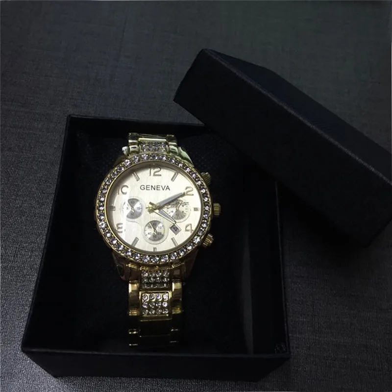 

2020 Geneva Womens Fashion Watches Quartz Clock Ladies steel Watch Luxury Crystal Business Female WristWatch relogio feminino A4