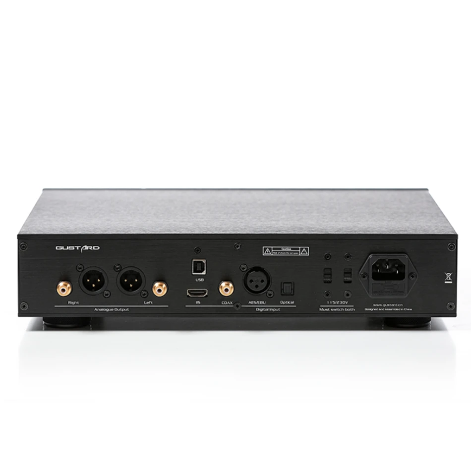 GUSTARD ЦАП X-26 сбалансированный декодер ЦАП двойной ES9038PRO DSP GPLL родная DSD512 PCM768K ESS USB карта