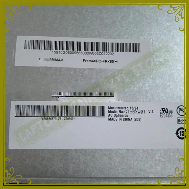 

NEW Genuine 15.6 Inch G156XW01 Laptop LCD Panel G156XW01 V3 LCD Screen Display 1366*768 30 Pins