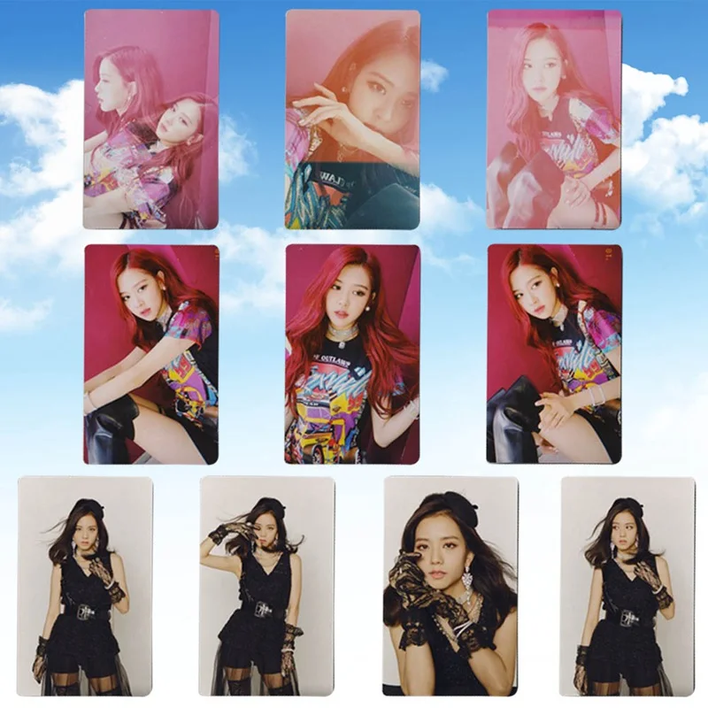 10 шт./партия KPOP BLACKPINK альбом квадратной формы самодельная бумага Lomo карта наклейка фото карта наклейка Фотокарта