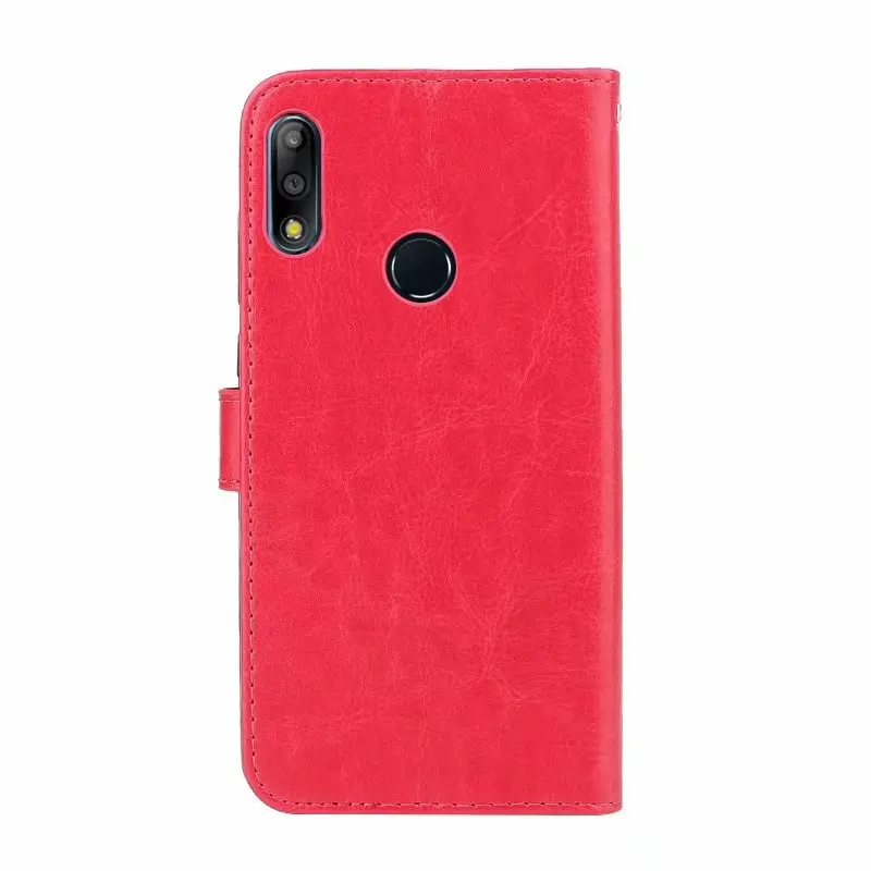 10 шт./лот кожаный чехол-бумажник в виде книжки Crazy Horse для Asus Zenfone Max Pro M1 ZB601KL M2 ZB631KL