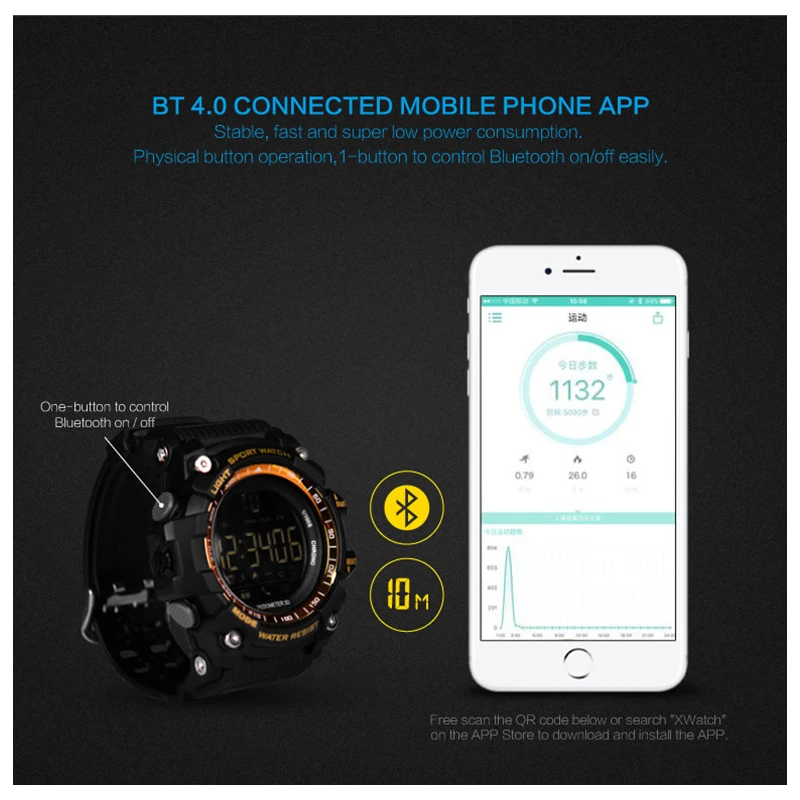 Новые брендовые мужские спортивные часы MNWT 5ATM водонепроницаемые для активного