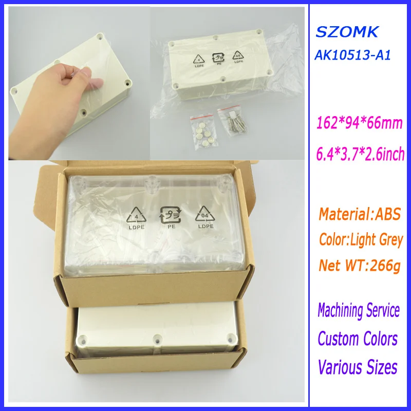 Корпус для электроники распределительный корпус печатной платы (4 шт.) 162*94*66