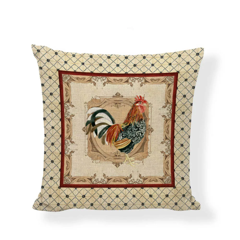 Потертый шик деревянный серийный Винтаж Наволочка в горошек Америка сельская