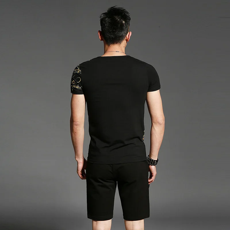 Тонкий ретро золотится Роза Для мужчин S Наборы для ухода за кожей Рубашка с