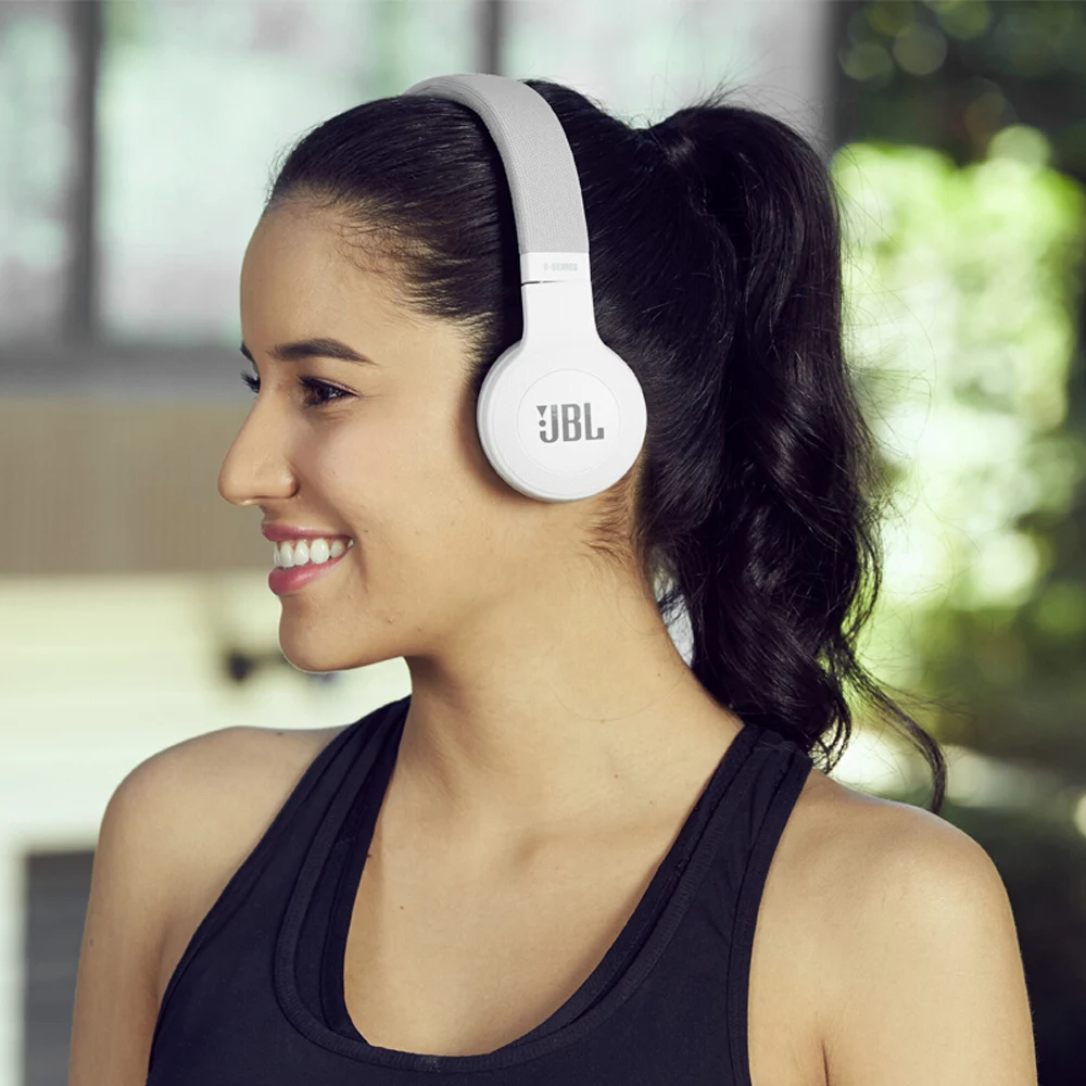 JBL E45BT беспроводные и проводные Bluetooth наушники складные на ухо Гарнитура чистый бас Музыка наушники AUX IN с микрофоном 3,5 мм