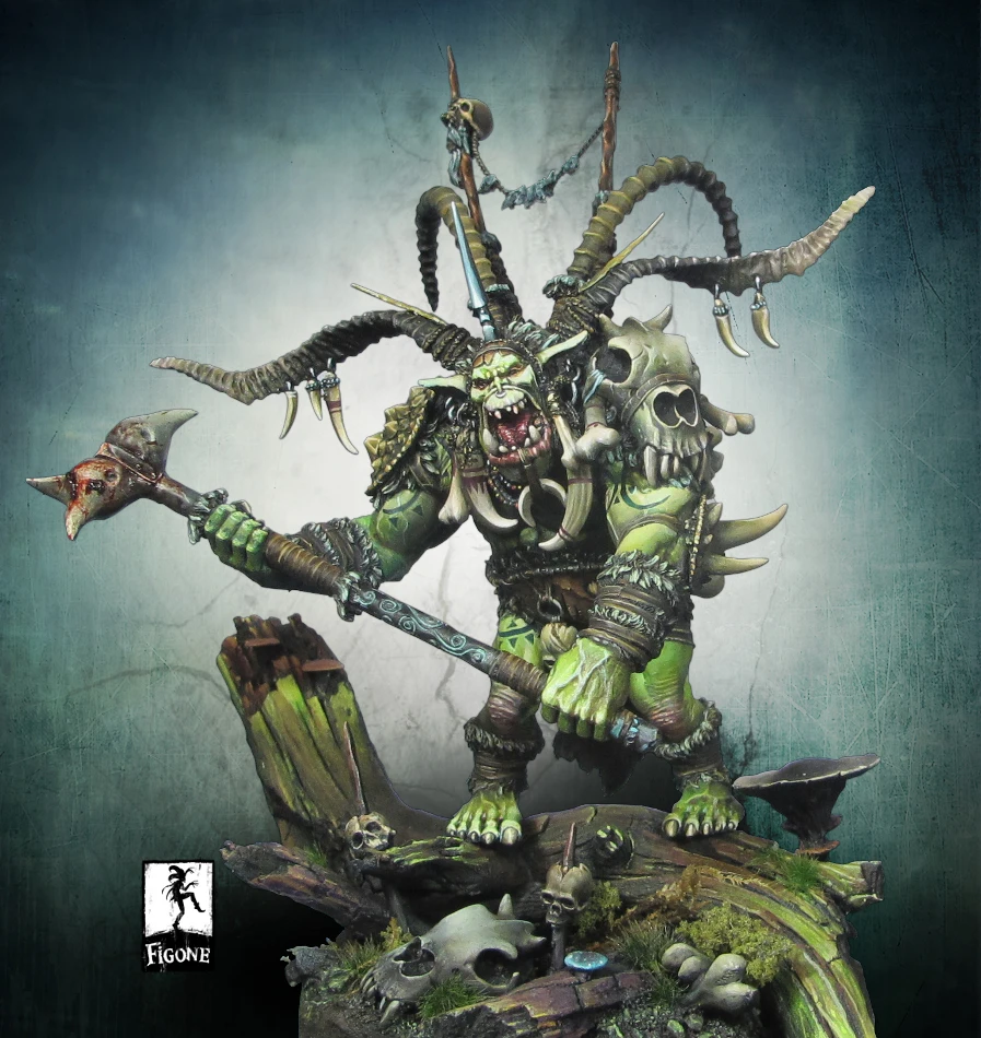 [Loong Way Miniatures] Figone старая кровь 90 мм(не inculd основание) полимерная миниатюра