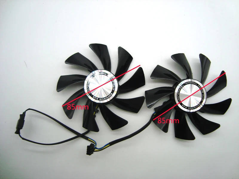 FreeShippin 85 мм FD9015U12S 4Pin DC 12 V Вентилятор охлаждения Замена для XFX HD7950 HD7970 7950 Dual-X