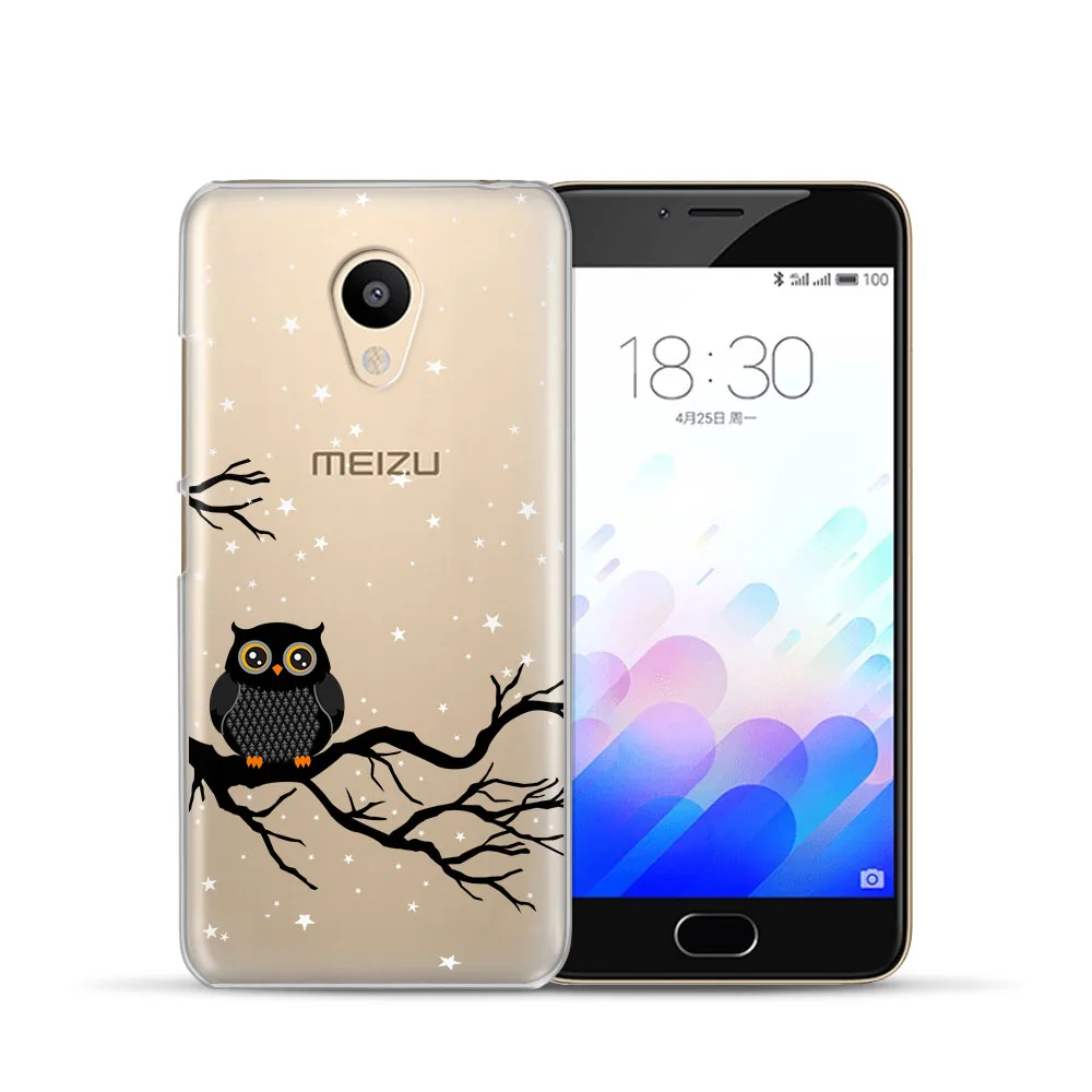 Fashion For Meizu U20 10 M6 5 Note M5S 5C M3s 3Note Pro6 Owl Animal Soft TPU Phone Case Shell Coque Cover |