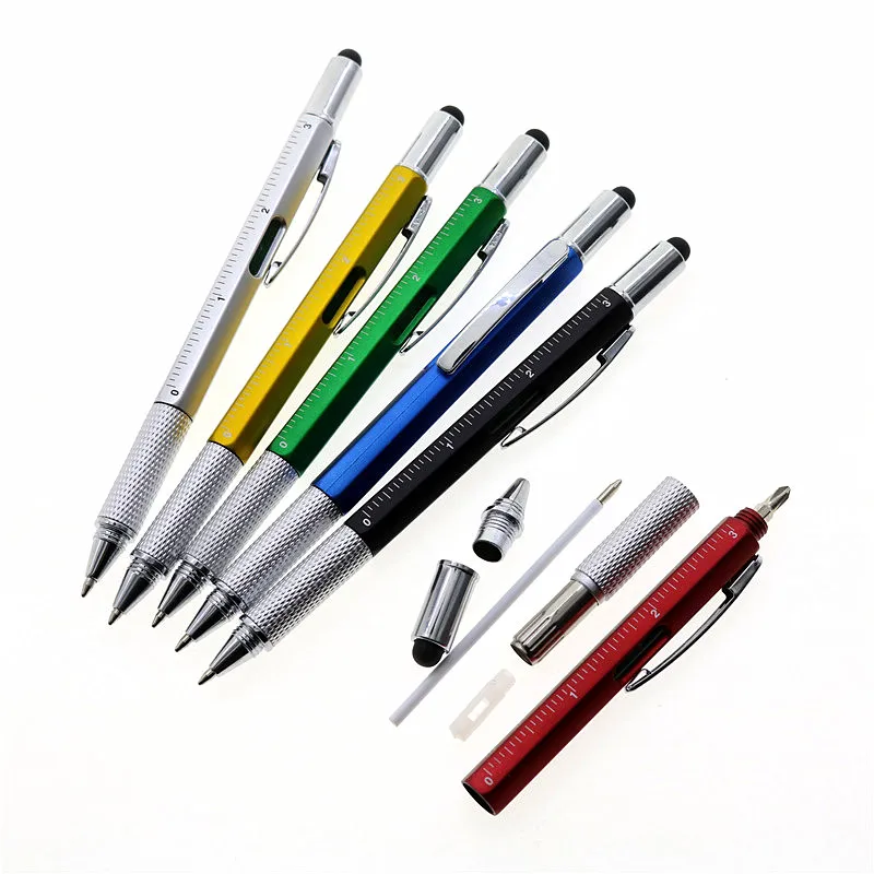 1 шт./лот Новое поступление Инструмент Шариковая ручка отвертка линейка