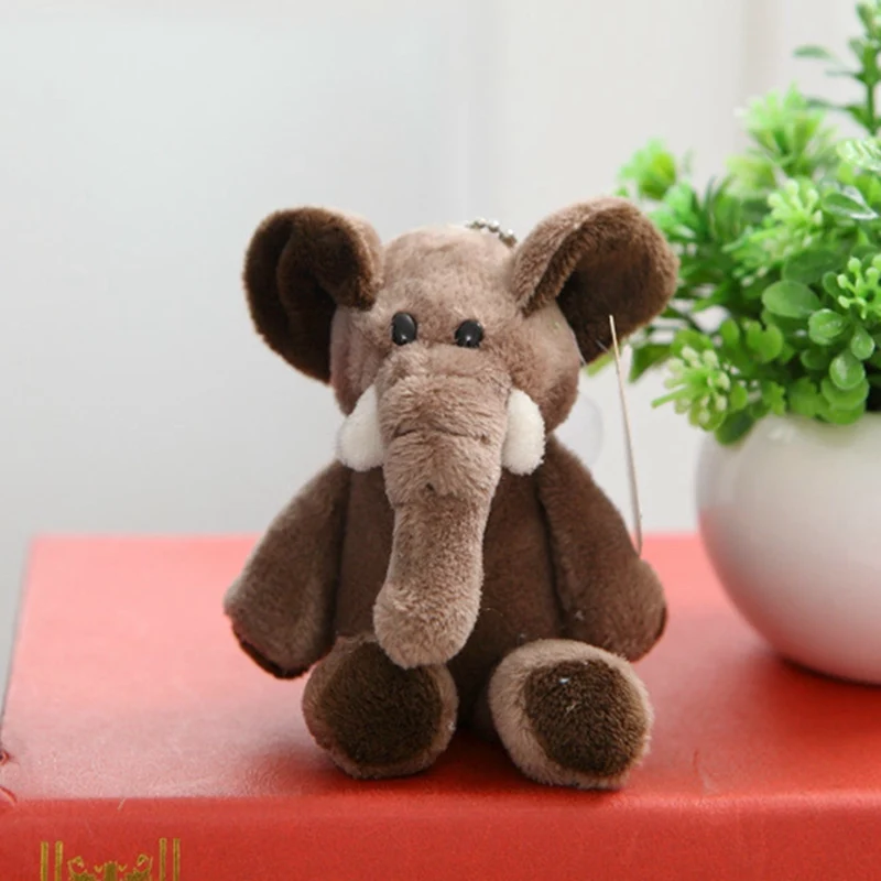 Cute 15cm Giraffe Lion Elephant Monkey Pendant Lovely Plush Stuffed Animal Deer Doll Toys For Kids Christmas Gifts | Игрушки и хобби