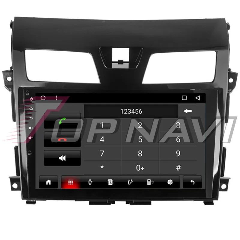 TOPNAVI Android 8 1 Автомобильный GPS навигатор для Nissan Teana 2013 2014 2015 2016 Авторадио