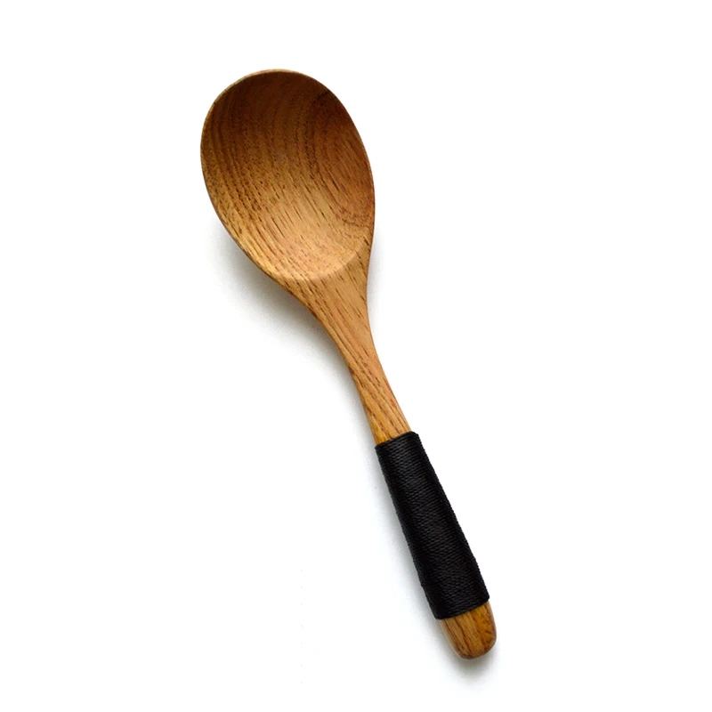 2 шт. деревянные ложки суповая Ложка Из Каштанового Дерева с Kinking в японском стиле