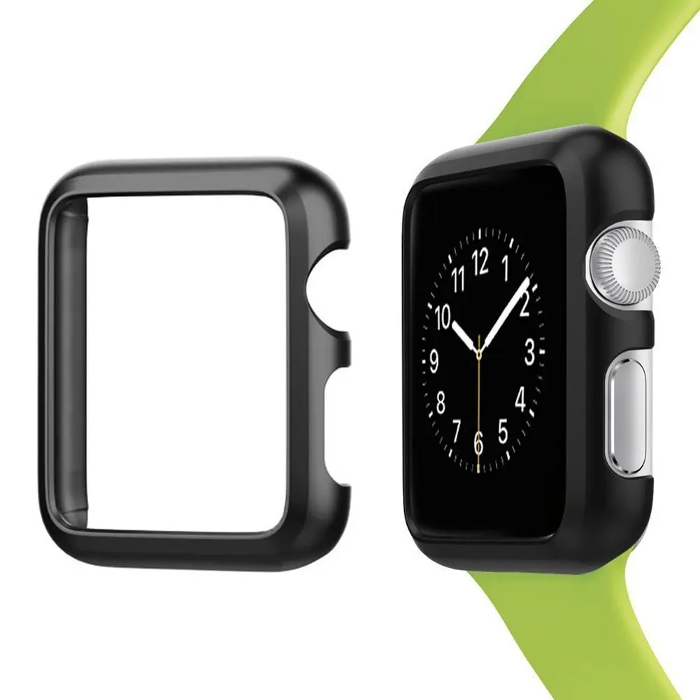 Frame Protective Case For Apple Watch Series 1 2 3 38mm 42mm Luxury Cover Shell Perfect Match 38 42 mm Bumper Black Sliver Gold | Наручные