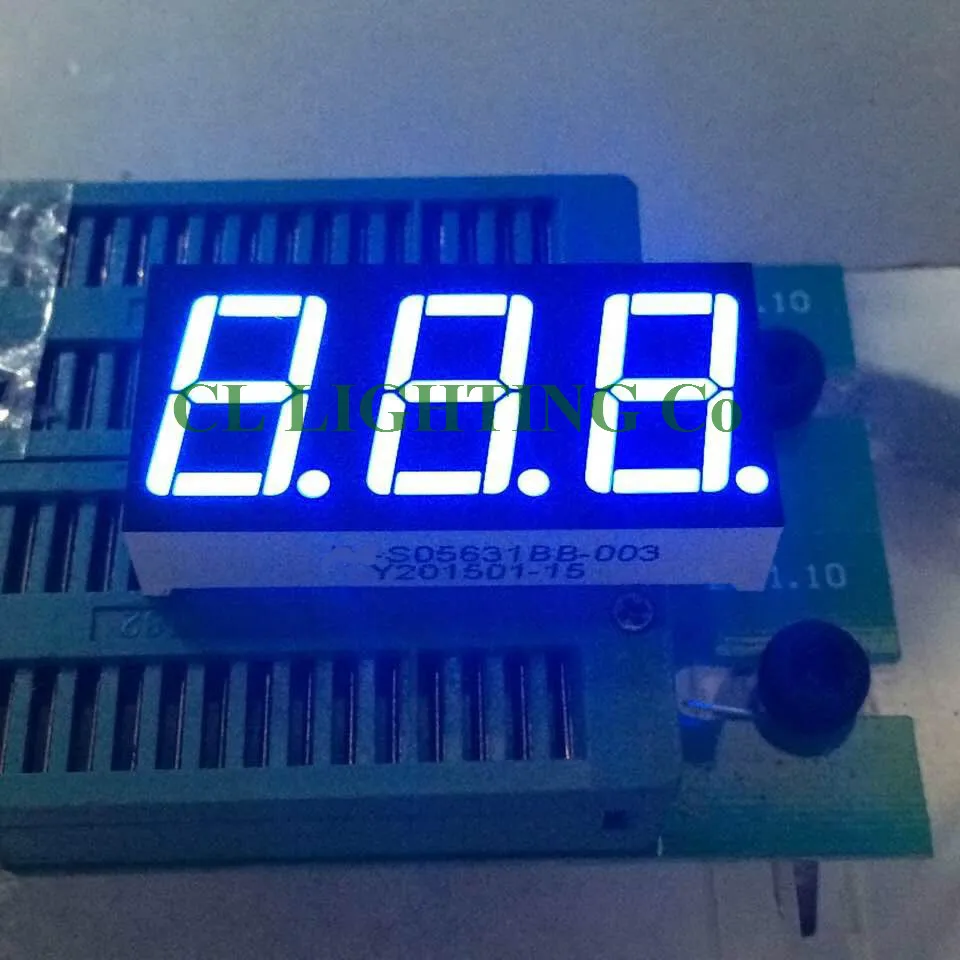 3 5 дюймовый синий значный светодиодный дисплей модуль общий анод DIP цифровая