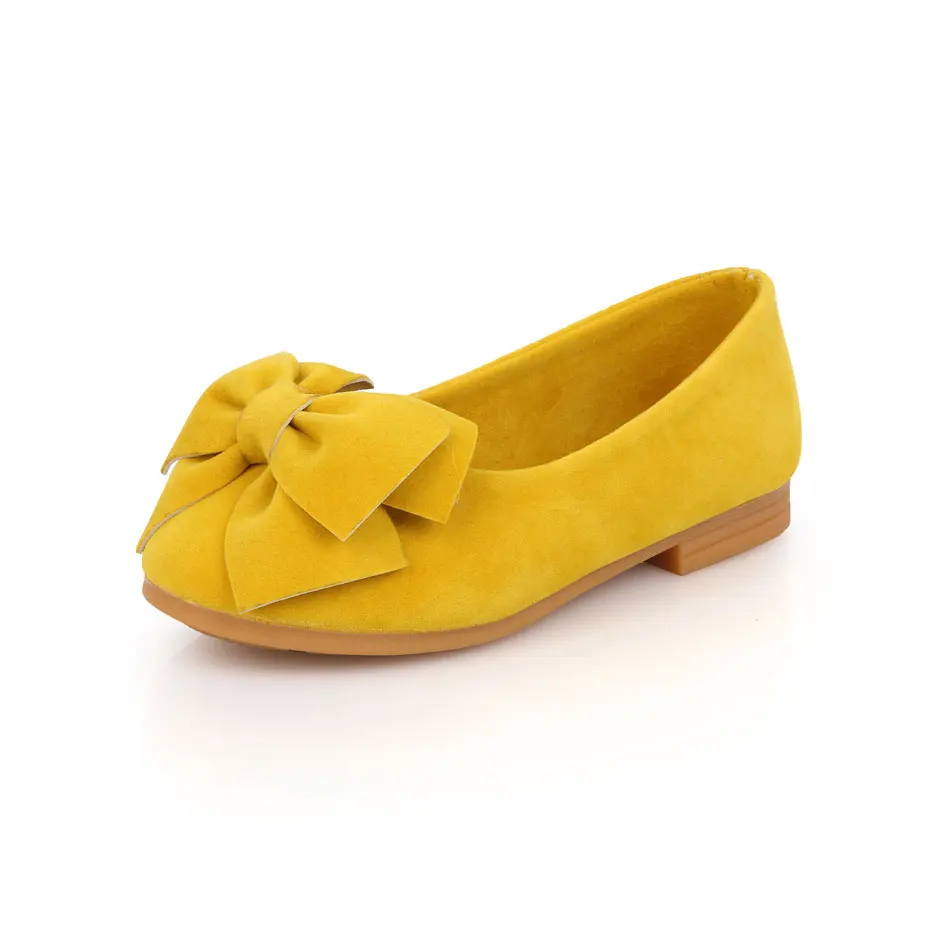 MSMAX детская обувь для девочек бархатные туфли оксфорды с узлом бабочкой детские