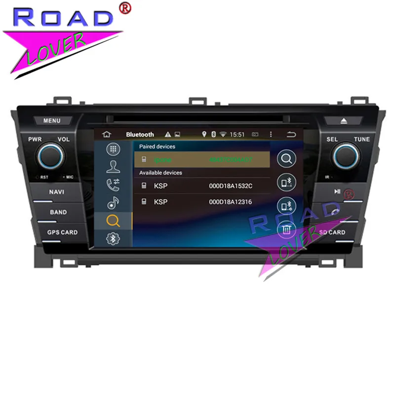 Roadlover Android 9.0 Car Multimedia DVD Player Radio For Toyota Corolla 2013- Stereo GPS Navigation Automagnitol 2Din HD Screen |