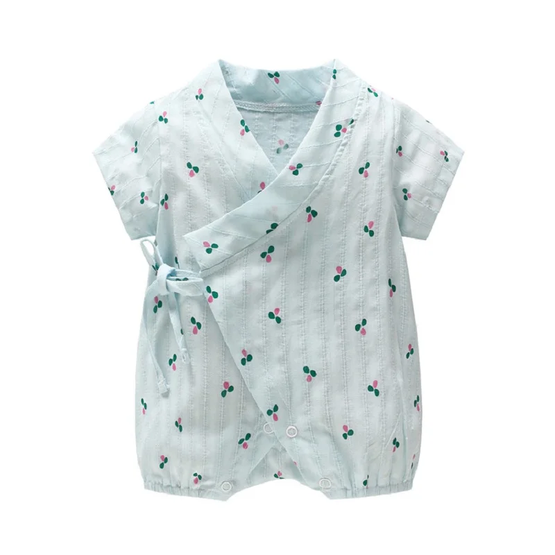 Новинка 2017 года жаркое лето детская одежда фрукты мультфильм хлопок комбинезон