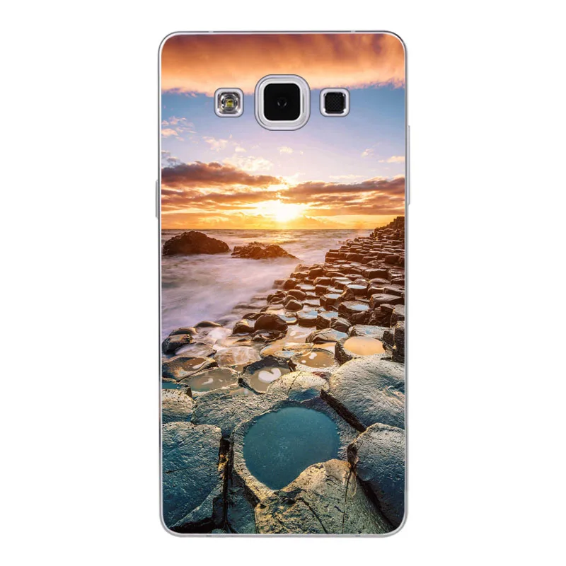 Fundas для samsung Galaxy E5 чехол e5 силиконовый мягкий симпатичный из ТПУ с принтом