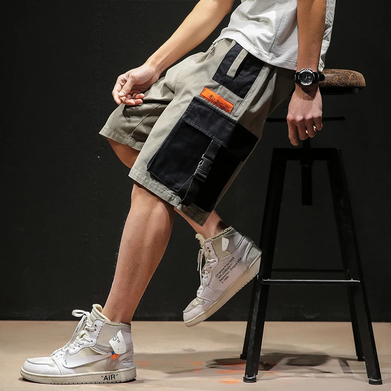 Modis мужские шорты Карго летние хлопковые повседневные до колена Короткие штаны