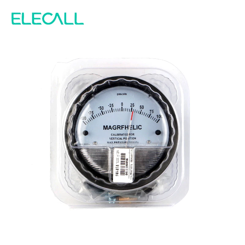 Новый микродифференциальный манометр ELECALL TE2000 100 ~ Па высокоточный 1/8 дюйма NPT