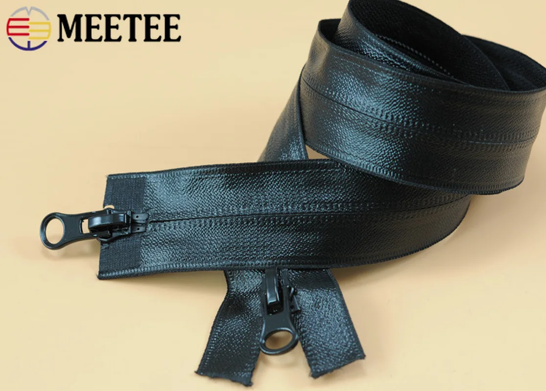 Meetee 2 шт. 60 см 5 # нейлоновая катушка открытый конец водонепроницаемый молния