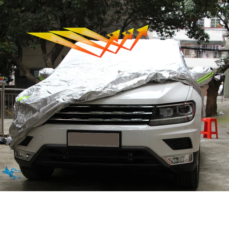 Для Tiguan второго поколения 2017 2019 солнцезащитный чехол полностью автомобильный