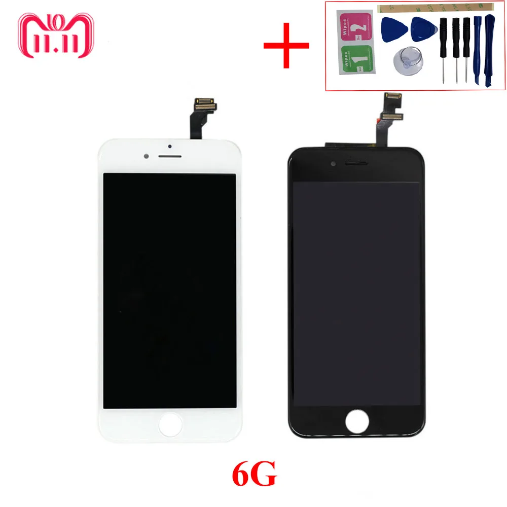AAA ЖК-дисплей для iPhone 6 Pantalla модуль сенсорный экран Ekran дигитайзер сборка LCD