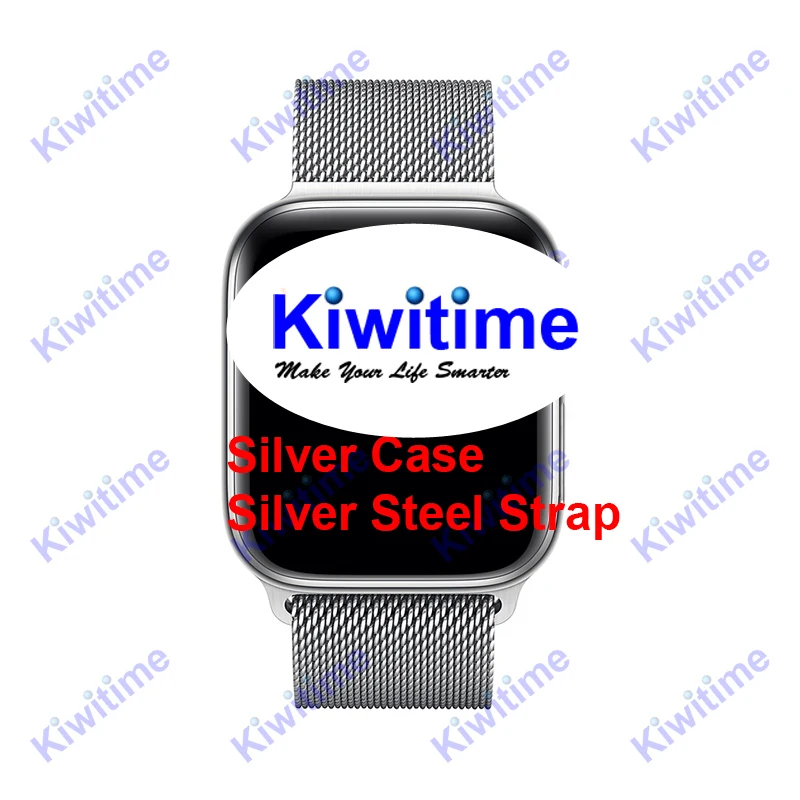 Silver Steel KIWITIME IWO 11 Смарт-часы gps спортивный монитор сердечного ритма умные часы для мужчин женщин iOS iPhone X Android телефон Xiaomi Apple Watch - Цвет: Silver Steel