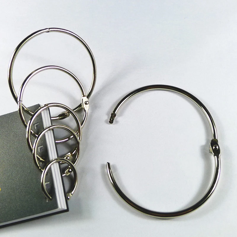 10 шт. металлические кольца брелоки для скрапбукинга|rings for binders|book binder ringsmetal book rings |