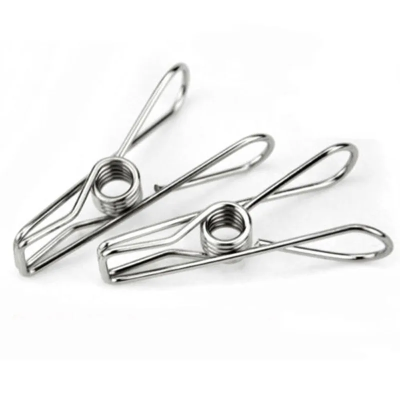 

Stainless Steel Clothes Pegs Set Laundry Windproof Clamps Hanging Clips Supplies