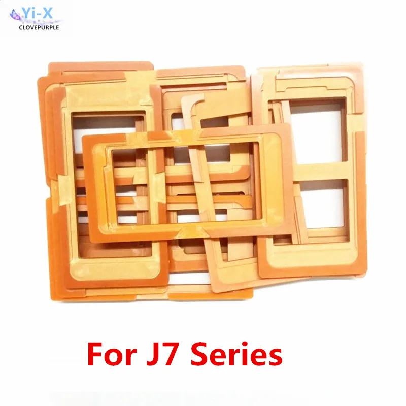 1 шт. клейкая форма для ЖК экрана стеклянная держатель Samsung galaxy J7 Prime Max G610 J701 J710 J720