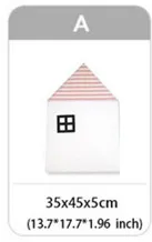Pink House A 1pcs Новые скандинавские комбинации хлопок кроватки крокодил/дом подушка для детской кроватки забор бампер Детская комната украшения игрушки - Цвет: Pink House A 1pcs