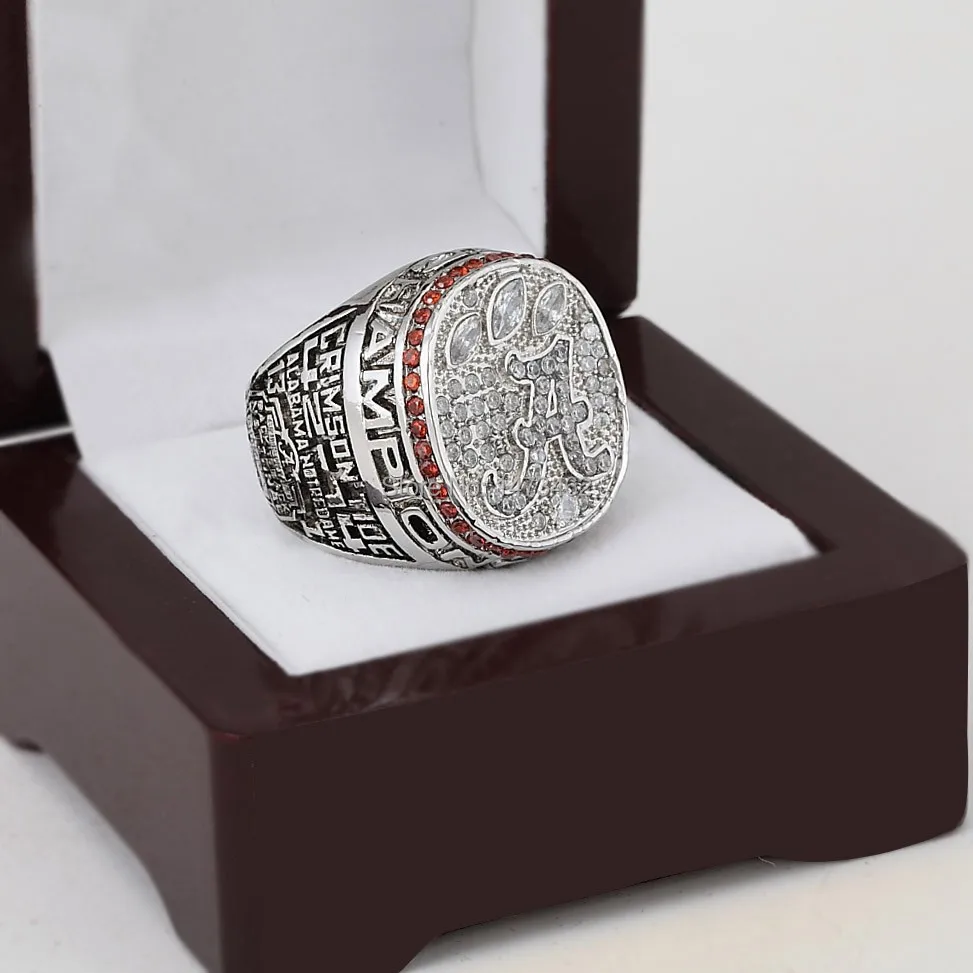 Бесплатная доставка 100% Медь 2012 Alabama Crimson прилив Чемпионат Реплика Вентилятор