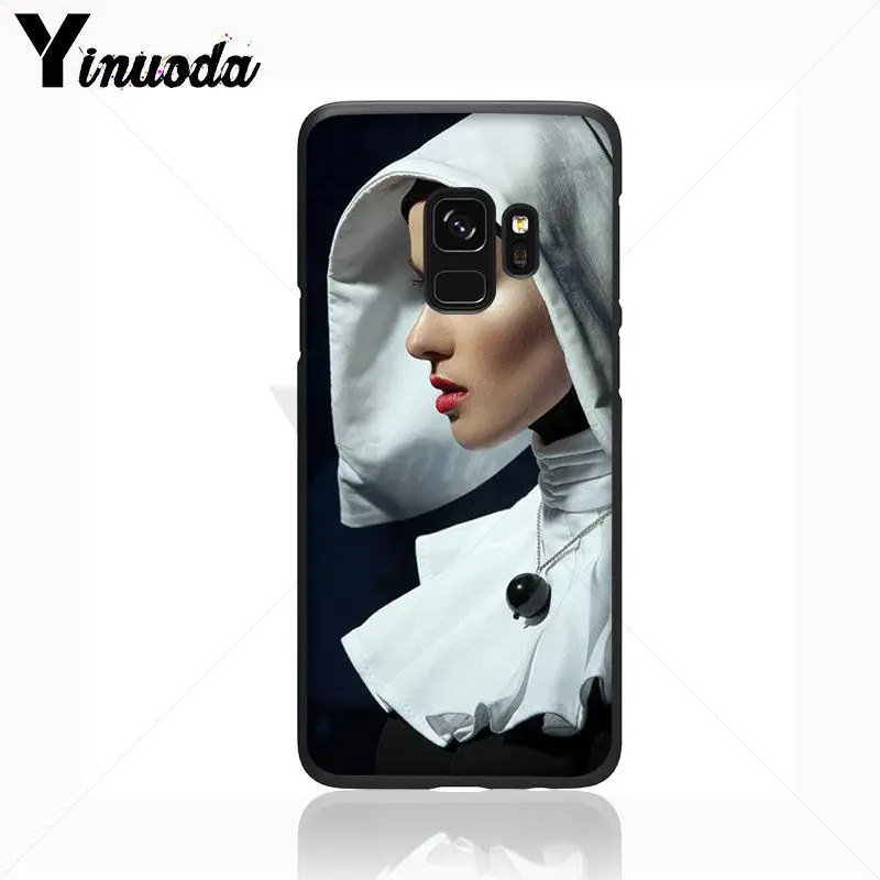 Yinuoda Sister style nun Custom Photo мягкий чехол для телефона Samsung Galaxy s9 s8 plus note 8 note9 s7 note5