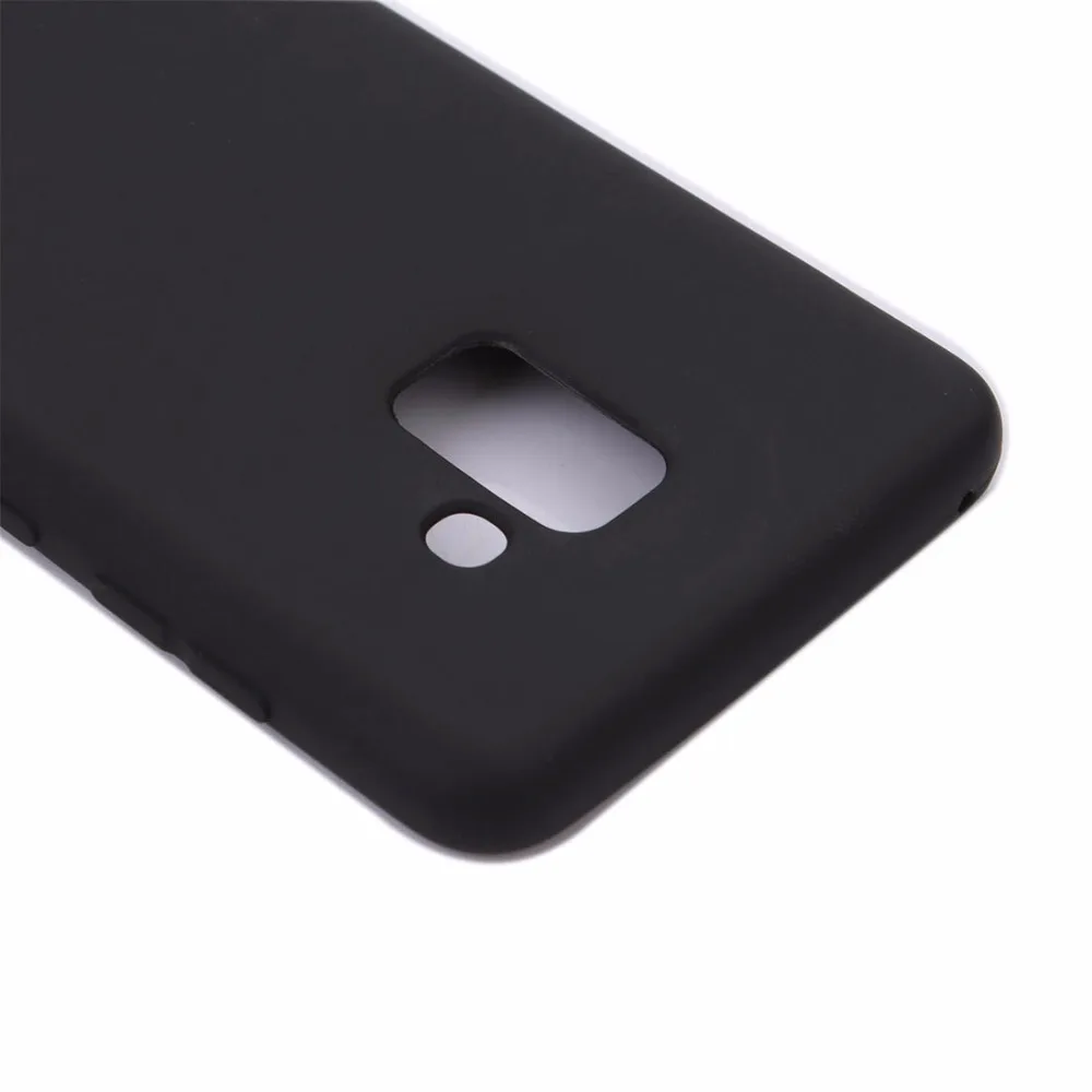 Для Samsung Galaxy A8 (2018) внутри и снаружи Матовый ТПУ защитный чехол на заднюю