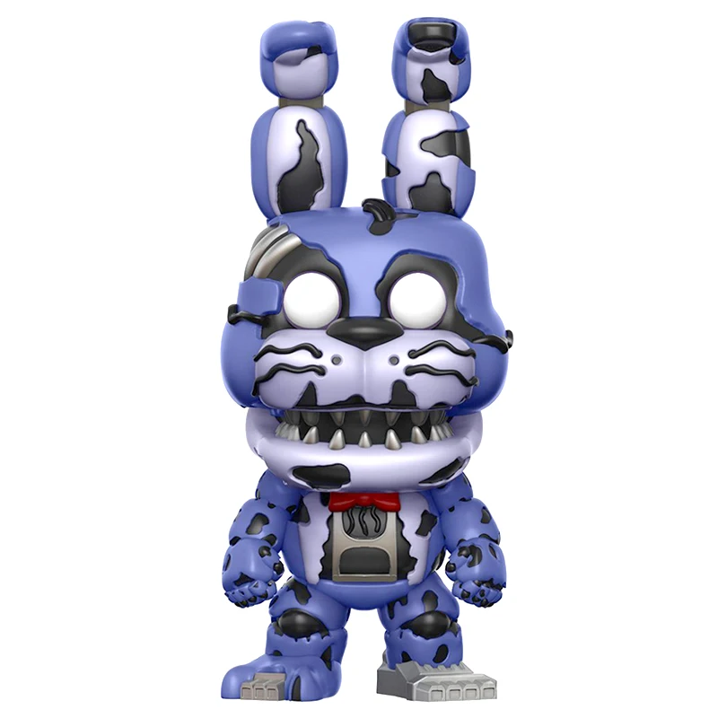 Nightmare Bonnie 10 шт. Five Nights At Freddy's Toys ПВХ Фигурки FNAF Бонни и Чика Фокси Funtime Фредди фазмедведь кукла кошмар медведь куклы - Цвет: Nightmare Bonnie