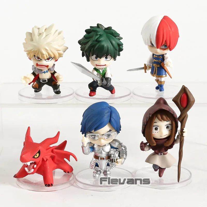 Мой герой DLT Vol.1 Midoriya Bakugou Todoroki Ochaco мини версии Фигурки игрушки 6 шт./компл