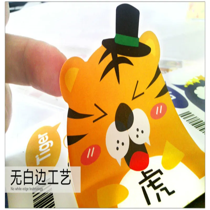 Милый переключатель мультяшная наклейка Животное чашка компьютерная Тигр