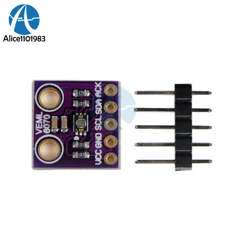VEML6070 UV Light Sensor Module Sensitivity Detection Board DIY Kit for Arduino I2C GY-VEML6070 | Электронные компоненты и