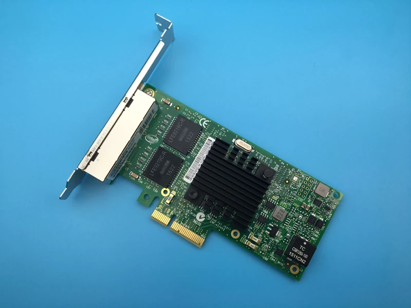 Новый I350AM4 4 портовый гигабитный Ethernet PCI Express NIC I350 T4 сетевой адаптер|network card|gigabit