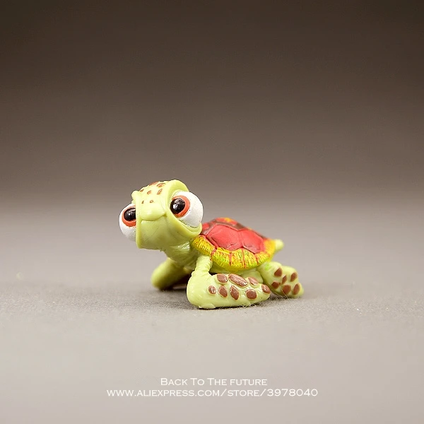 Disney в поисках Немо Давка Морская Черепаха 3 см мини ПВХ фигурку положения Модель